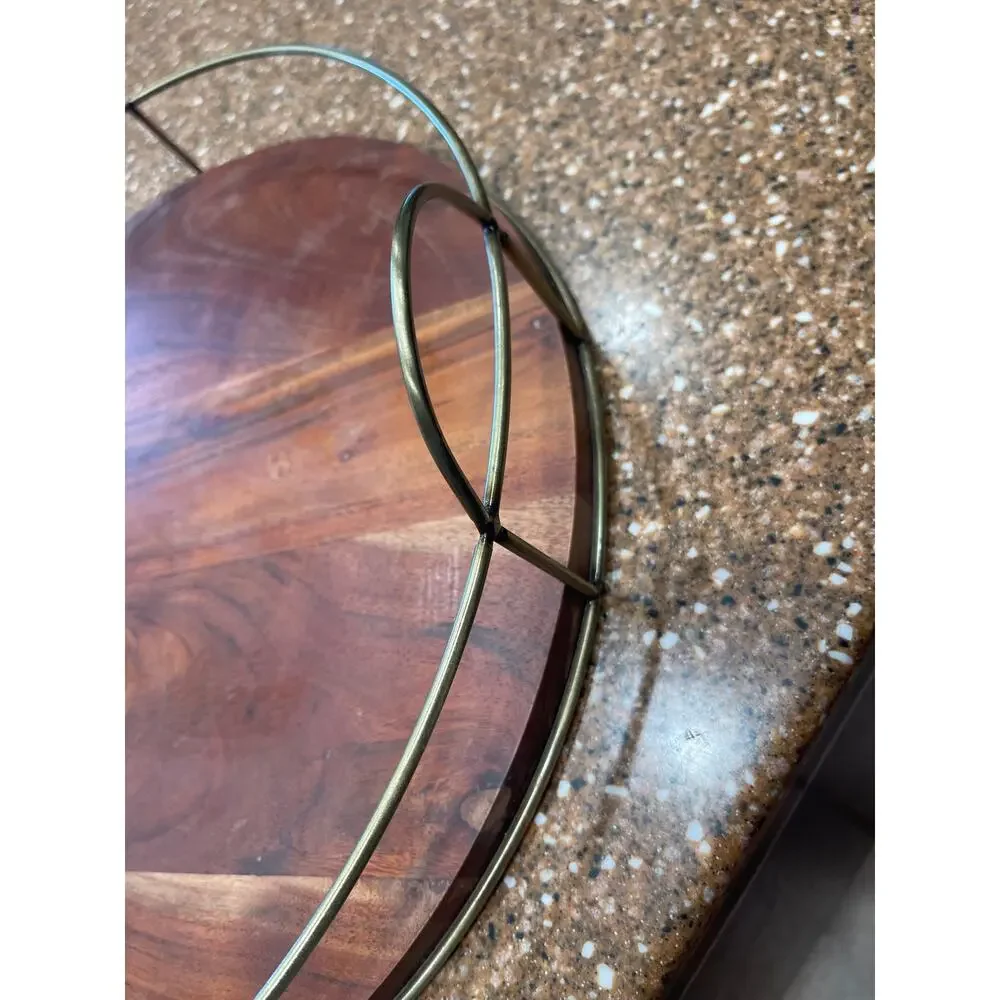 Hearth & Hand wood and metal tray